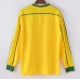 Brazílie 1998 Retro Domácí Dres Dlouhý Rukáv